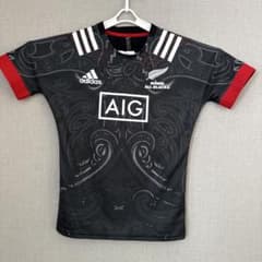 adidas Māori All Blacks ラグビーシャツ J/Oのサムネイル