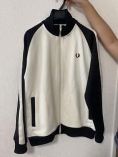 Fred Perry ジップアップジャケット ホワイト/ブラックのサムネイル