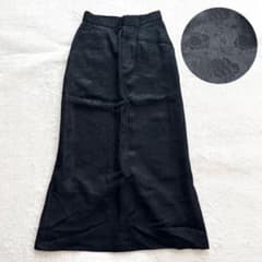 トリココムデギャルソン 1995 ラメ 花柄 ジャガード ロングスカート M