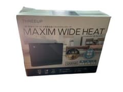 電気ヒーター THREEUP MAXIM WIDE HEAT CH-DQ2261-BK THREEUP MAXIM WIDE HEAT CH-DQ2261-BK - メルカリ