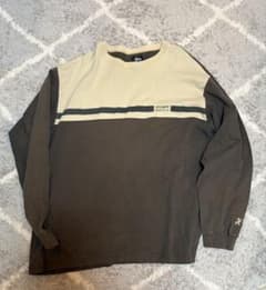 OLD STUSSY ステューシー バイカラー 長袖カットソー L アメリカ製のサムネイル