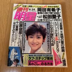 週刊明星 昭和61年4月24日発行のサムネイル