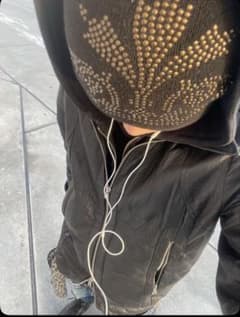 archive fadedレザージャケット darkwear V系 平成 y2k y2k✨ archives leather jacket 和柄 平成 鯉 パンク 【公式通販】