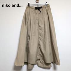 Niko and... [Excellent Condition] Long Skirt, Casual, Elastic Waistband [Size L]