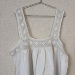 Final price: French antique crochet-paneled dress