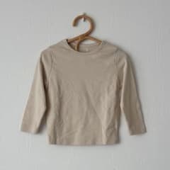 atomeme 長袖 ベージュ 美品 M 90 韓国子供服のサムネイル