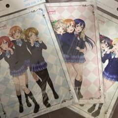 μ's ラブライブ！ サントリーコラボ A5ノート 3種セットのサムネイル