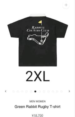 FR2 GOLF Green Rabbit Rugby ラガーシャツ 2XL - メルカリ