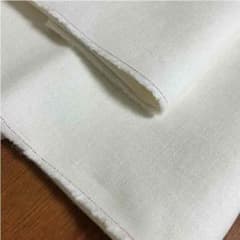 リネン100% 麻 ハギレ 白 ①のサムネイル
