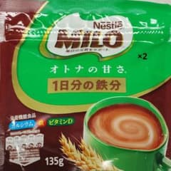 Nestle MILO ネスレミロ135g　オトナの甘さ　栄養機能食品のサムネイル