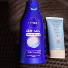 ニベア スキンミルク&ビオレＵＶのサムネイル
