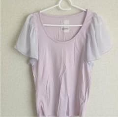 カスタネ袖シフォンカットソーのサムネイル