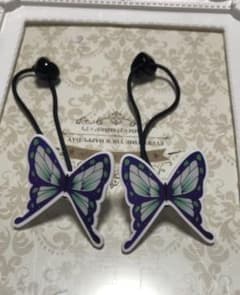 和柄　ハンドメイド　リボンヘアゴムのサムネイル