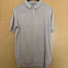 JOHN SMEDLEY ポロシャツ ライトグレー Mサイズ - メルカリ