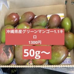 沖縄産摘果マンゴー　1、1キロのサムネイル