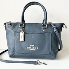 極美品】COACH 2way ハンドバッグ ミニ・エマ・サッチェル ショルダー