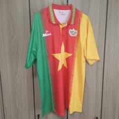 1994年ワールドカップカメルーン代表サッカーユニフォームサイズ2XL