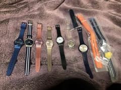 Swatch8本＋newgent下swatch blancpain非純正ベルト2 - メルカリ