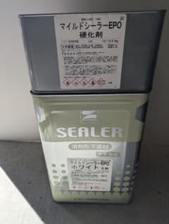 SK化研 マイルドシーラーEPO ホワイト 下塗材セット - メルカリ
