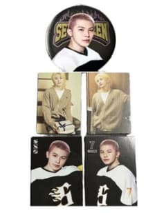 SEVENTEEN セブンティーン WOOZIウジ HOME トレカ 缶バッジ - メルカリ