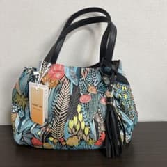 【新品未使用】mieux‘un 花柄　タッセル付き　トートバッグ　ハンドバッグのサムネイル