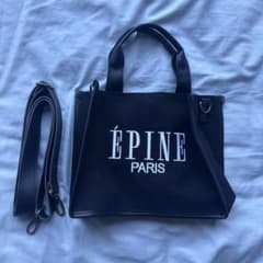ÉPINE PARIS 2way ハンドバッグ ブラックのサムネイル
