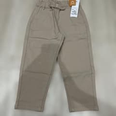 【新品】TOPVALU 裏起毛パンツ ベージュ 100cm