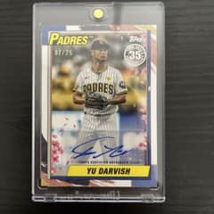 topps japanedition ダルビッシュ有 桜パラレルオート 25シリ - メルカリ