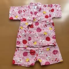 Thumbnail of ピンク花柄甚平 90サイズ
