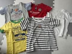 子供用Tシャツセット 5枚 ミキハウス プティマインのサムネイル