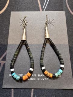 インディアンジュエリー　サントドミンゴ族　ピアス