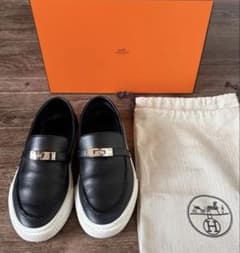 エルメス スニーカー36.5 ゲーム ケリー ブラック | Mercari