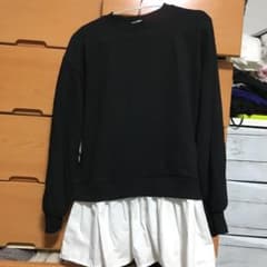 レイヤード風プルオーバー　ブラックのサムネイル