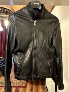 ほぼ未使用】ジョルジオ ブラット レザー ジャケット シングル 