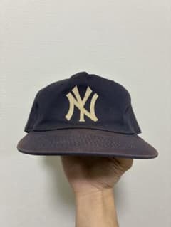 マンデーサック　Mondaysuck キャップ　ヤンキース　ネイビー　即完品 mondaysuck マンデーサック ネイビー ヤンキース キャップ - メルカリ