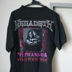 ヴィンテージ バンドTシャツ MEGADETH ワールドツアー1995のサムネイル