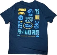 NIKE プリント Tシャツ ネイビーのサムネイル