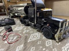 KING HAULER とフューエルタンク トレーラー 　タミヤ1/14のサムネイル