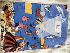 METOO ビーチ柄アートプリントアロハシャツ2XLのサムネイル