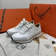 エルメス　白スニーカー　希少　未使用のサムネイル