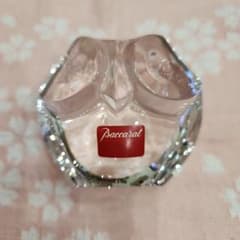 バカラ/Baccarat のクリスタル オブジェ 動物 フクロウのサムネイル