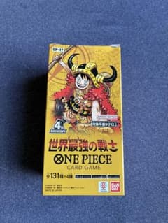 ジ*子様 世界最強の戦士 1Box テープ付き 未開封品 ワンピースカード