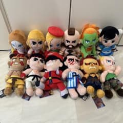 ストリートファイターII ラウンドワン限定 ぬいぐるみ 12種