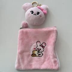 niziuうさぎデザイン ポーチとぬいぐるみセットのサムネイル