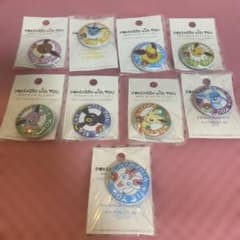 ポケセン限定　Pokémon with you 缶バッジ　9種類ブイズセット ポケセン限定 Pokémon with you 缶バッジ 9種類ブイズセット - メルカリ
