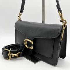 coach コーチ 2way タビー ショルダーバッグ グレインレザー 黒 - メルカリ
