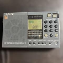 ジャンク・レストア済】SONY ICF-7600シリーズ 液晶難あり・受信OK