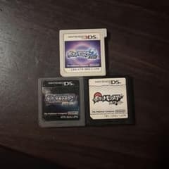 ポケットモンスター 3DS DS ソフト 3本セットのサムネイル