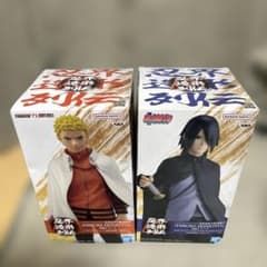 NARUTOナルト疾風伝　忍界造形列伝　フィギュア　うちはサスケ　うずまきナルトのサムネイル