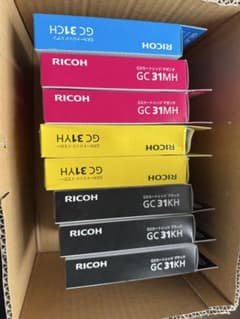 リコー GC 31MH/31CH/31KH/31YH インクカートリッジ3セット RICOH GC 31MH インクカートリッジ 4色セット - メルカリ